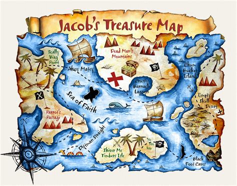 Customized Treasure Map Etsy Uk