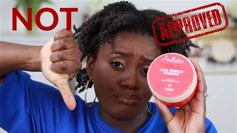 Shea Moisture Red Palm Oil And Cocoa Butter Curl Stretch Pudding Review On 4c Natural Hair Youtube