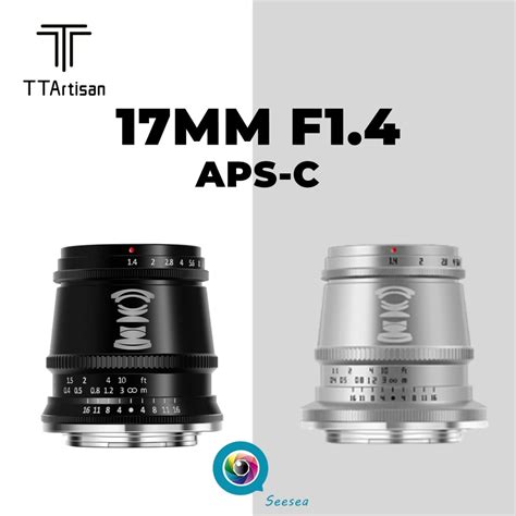 Ttartisan 17mm F1 4 Aps C Cameras Lens Manual Focus Mf For X Ef M E