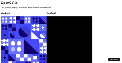 Opencv Experiments Codesandbox
