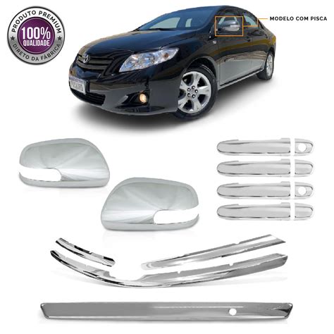 Kit Premium Apliques Cromados P Toyota Corolla 06 07 08 09 2010 11 12