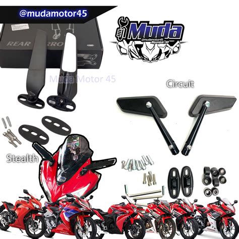 Jual SPION WINGLET STEALTH OR CIRCUIT CB150R CBR150R CBR250RR CBR 150