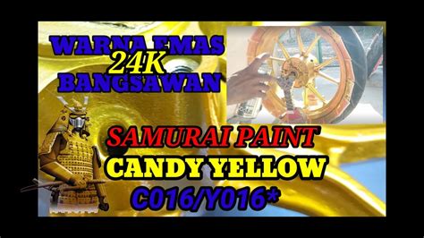 Spraycat Rim Motor Warna Bangsawangold 24k Episod 1 Youtube