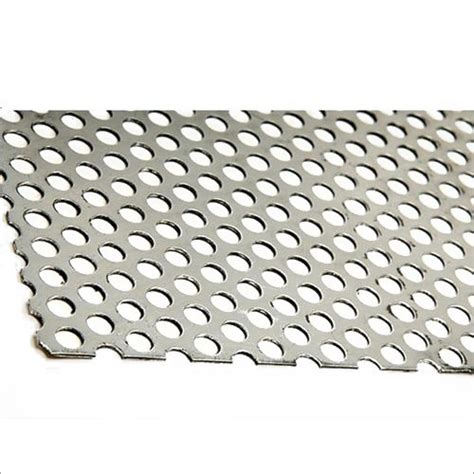 Aluminum Silver Perforated Sheet Size X Mm At Best Price In