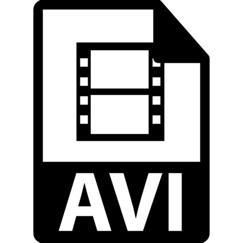 Variante De Formato De Archivo Avi Icono Gratis