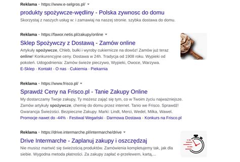 Jak reklamować sklepy spożywcze w internecie Sprawdź wskazówki widoczni