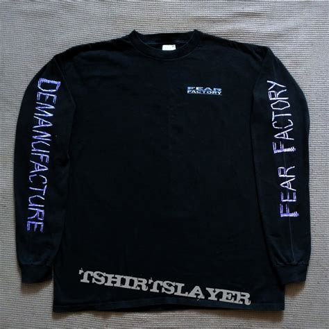 Fear Factory Fear Factory 1995 Demanufacture Ls Tshirt Or