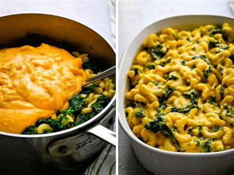 Healthy Mac And Cheese Kale And Butternut Squash Gratin Garlic And Zest