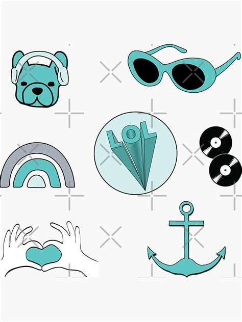 Teal Aesthetic Sticker Pack Sticker By The Goods Redbubble