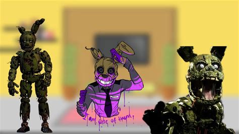 How To Make Springtrap In Gacha Club My Own Design Youtube