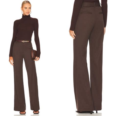 Nili Lotan Pants Jumpsuits Nili Lotan Arielle Pant Dark Brown