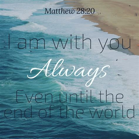 Matthew 28 20 Bible Wall Art Christian Pictures Matthews 28 20