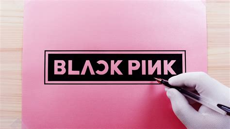 200521 Hand drawn BLACKPINK Logo / Drawing Logo with only pen : BlackPink