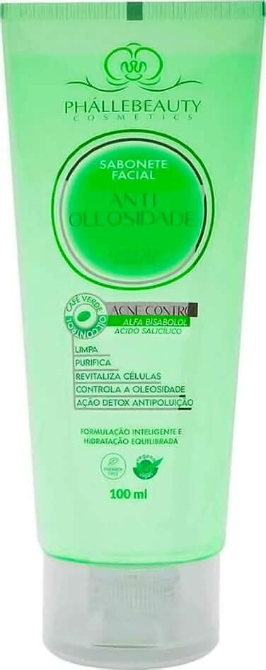 Phállebeauty Antioleosidade Sabonete Facial Controle da Acne 100ml