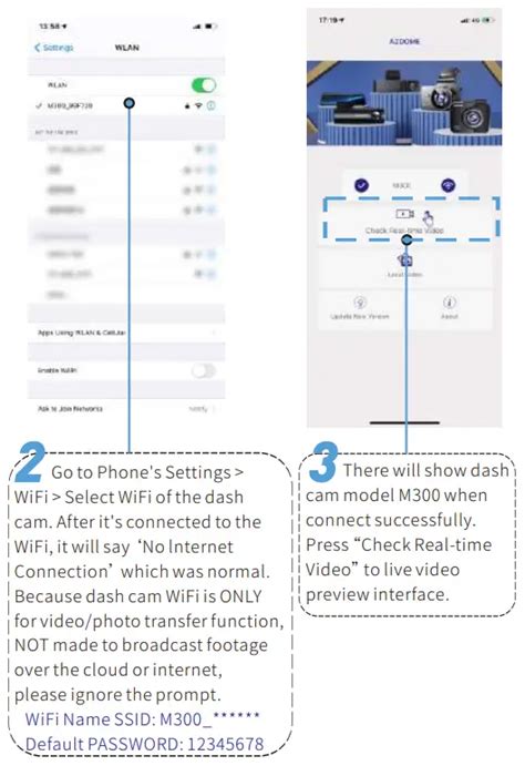 Azdome M P Dash Cam With Wifi Mini Hidden Car Camera User Manual