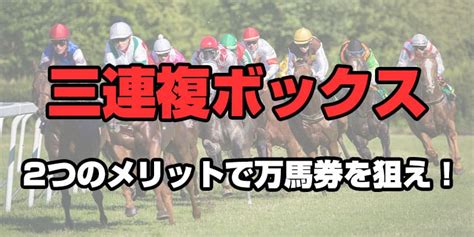 3連複ボックスとは？メリットデメリットとおすすめの買い方を紹介！ ウマダネ