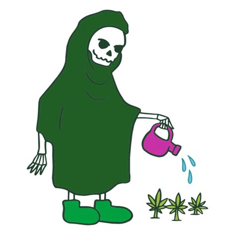 Design Png E Svg De Grim Reaper Cannabis Personagem Para Camisetas