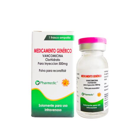 Vancomicina Clorhidrato Para Inyecci N Mg Pharmedic