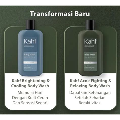 Jual Sabun Mandi Pria Kahf Brightening Cooling Acne Fighting