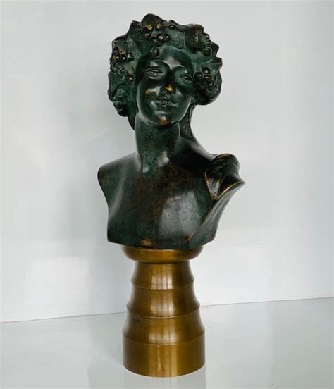 Jef Lambeaux Bacchante Art Nouveau Bust Barnebys