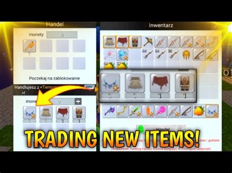 Trading New Items In Skyblock Blockman Go Youtube