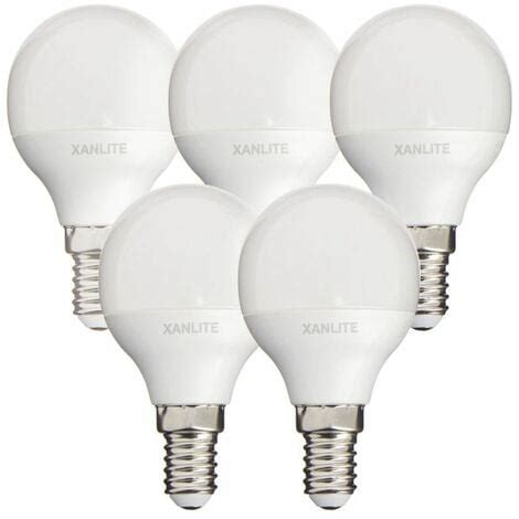 Xanlite Lot De Ampoules Smd Led P Opaque Culot E Lumens