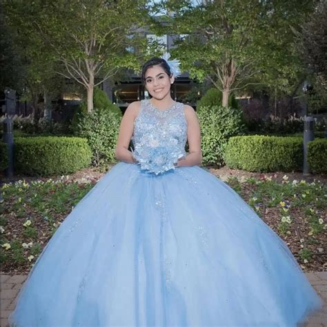 Fanshao Wd Ball Gown Quinceanera Dresses Princess Prom Dresses Puffy