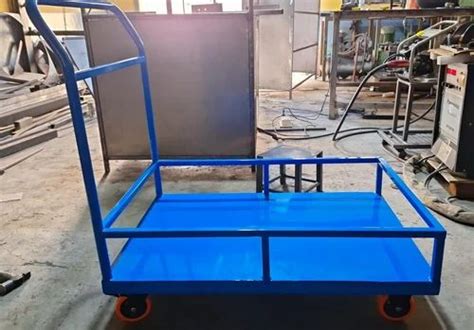 Mild Steel Ms Platform Trolley For Industrial At Rs Piece In