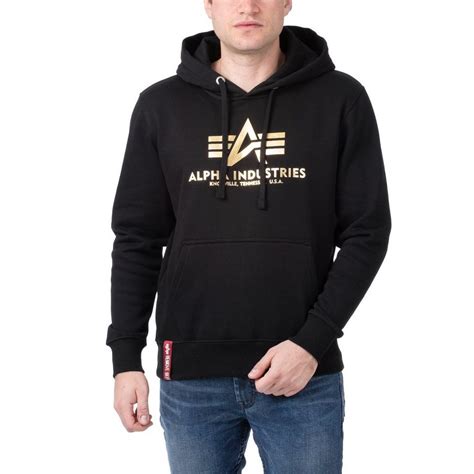 Alpha Industries Hoodie Alpha Industries Basic Hoodie Foil Print