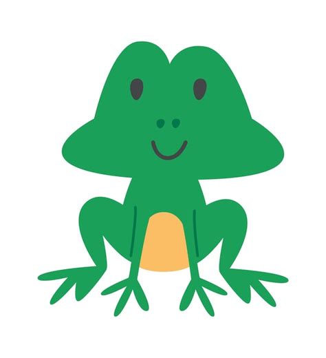 Premium Vector Cute Frog Character