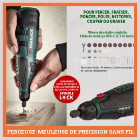 Perceuse Meuleuse De Pr Cision Sans Fil Lidl Parkside