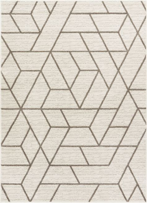 Tume Ivory Modern Tiled Geometric Rug Design Inspiration Backsplash