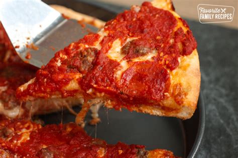 Gino's East Deep Dish Pizza - Chicago Style Pizza Copycat Recipe