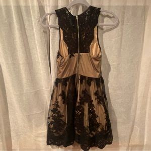 Trixxi Dresses Nude Black Trixxi Dress Poshmark