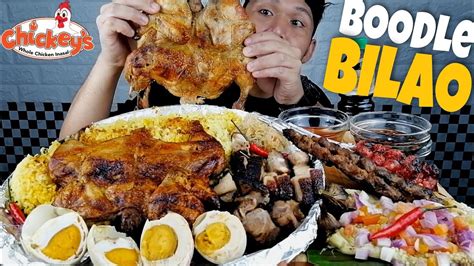 Boodle Bilao Mukbang Chickeys Whole Chicken Inasal Liempo Inasal