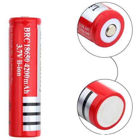 Bateria Recarregável 18650 6800mah 3 7v Li Ion Para Lanterna Shopee Brasil