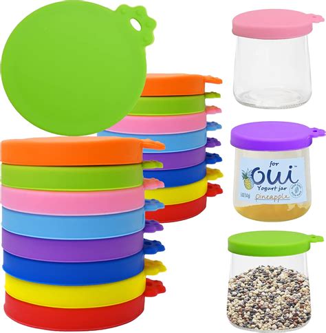 For Oui Yogurt Jar Lids 8 Pack Silicone For Oui Lids