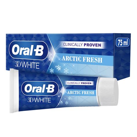 Oral B 3d White Arctic Fresh Toothpaste 75ml Dental Care Iceland Foods