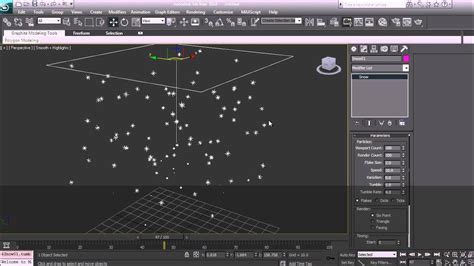 Ds Max Tutorial Particles Emitter Part Snow Youtube