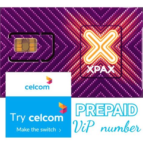 Celcom Prepaid New Sim Pack Vip Number Shopee Malaysia