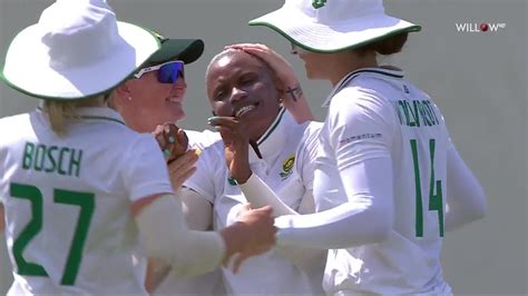 Masabata Klaas Wickets Vs Australia Women Ausw Vs Saw Only Test