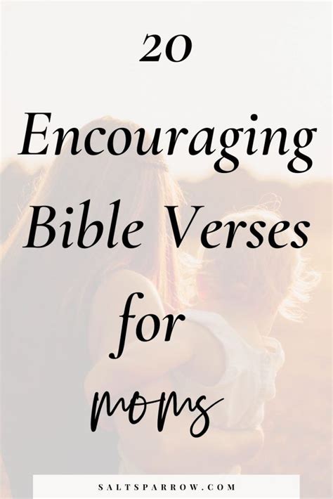 20 Encouraging Bible Verses For Moms In 2024 Mops