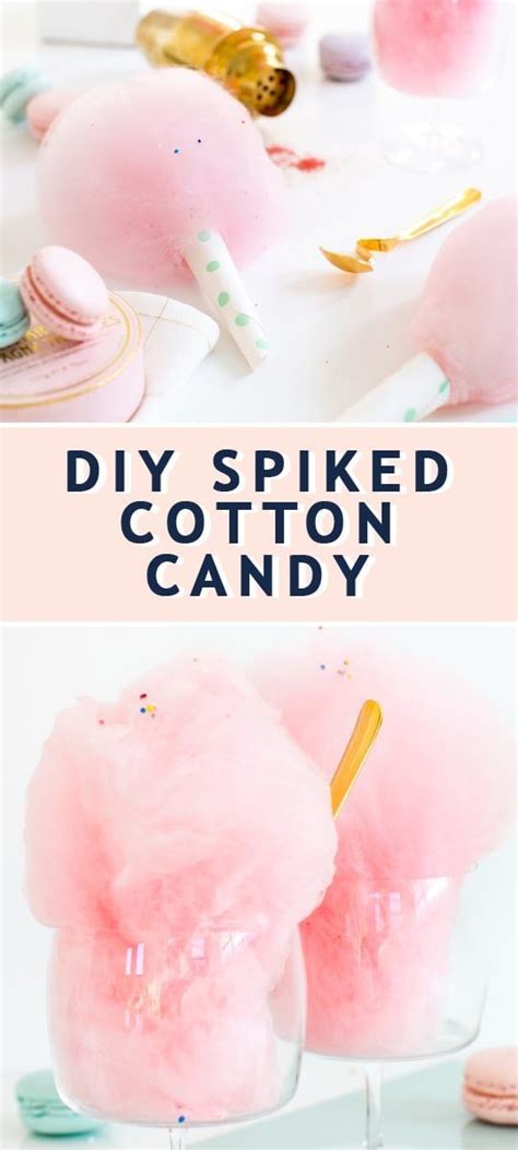 How To Make Spiked Cotton Candy Sugar And Cloth Candy Cocktails