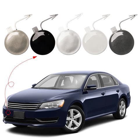 Front Bumper Tow Hook Cover Towing Eye Cap For VW Passat B7 2011 2014