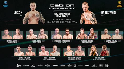 Babilon Boxing Show K1 w Ząbkach Transmisja TV i stream online