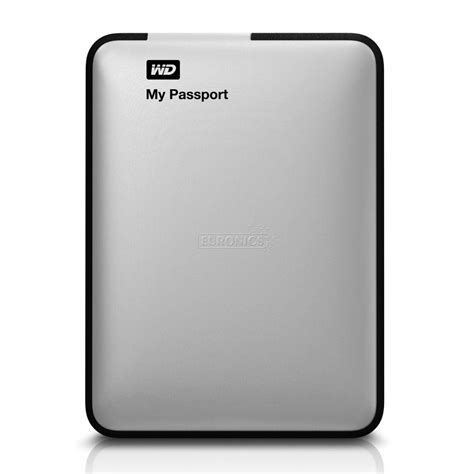 External Hard Drive My Passport 1 Tb Western Digital Wdbbep0010bsl Eesn