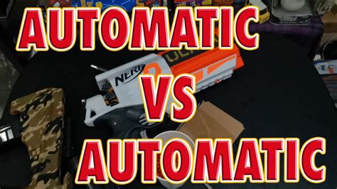 Automatic Nerf Vs Pellet Gun Vlog Youtube