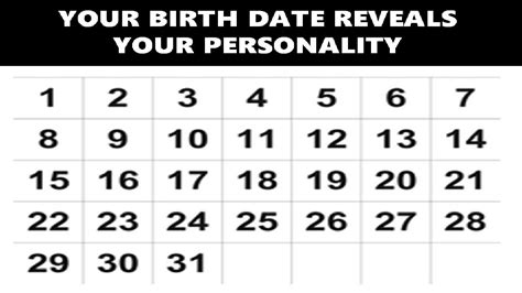 What Your Birth Date Says About Your Personality