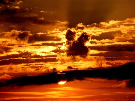 Cloud Sunset Red Sky And Sky 4k Hd Wallpaper