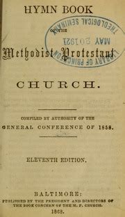 Hymn Book Of The Methodist Protestant Church Methodist Protestant